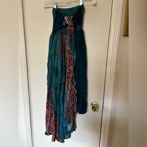 A Symmetrical Boho Skirt / Strapless Dress